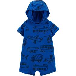 Carter's Transportation Cotton Romper - Blue (V_1N072710)