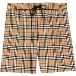 Burberry Check Swim Shorts - Archive Beige Check