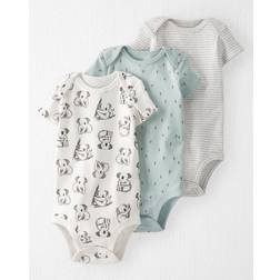 Carter's Organic Cotton Rib Bodysuits 3-Pack - Koala (V_1K614010)