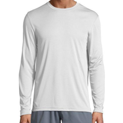 Hanes Sport FreshIQ Cool DRI Long Sleeve T-shirt Men - White