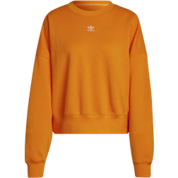 Adidas Women's Originals Adicolor Essentials Fleece Sweatshirt - Bright Orange