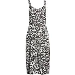 Vero Moda Sleeveless Floral Print Dress - White