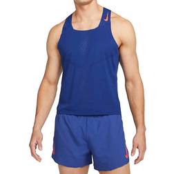 Nike Dri-FIT ADV AeroSwift Racing Vest Men - Deep Royal Blue/Bright Crimson