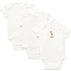 Little Me Giraffe Bodysuit 3 Pack - Baby