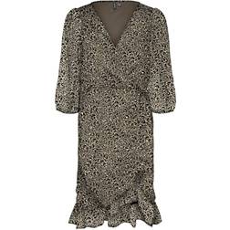 Vero Moda Ruched Minidress - Tigers Eye