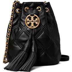 Tory Burch Fleming Soft Mini Bucket Bag - Black