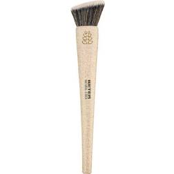 Beter Makeup Brush flat top kabuki fibra naturale #beige