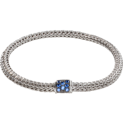 John Hardy Classic Chain Bracelet - Silver/Blue