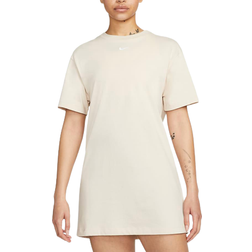 Nike Sportswear Essential Dress - Sand Drift/White