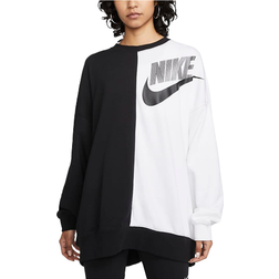 Nike Sudadera Sportswear Mujer Black/White Female