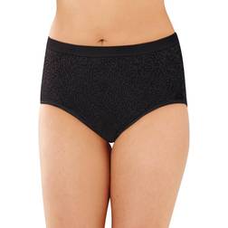 Bali Comfort Revolution Seamless Brief - Black Damask