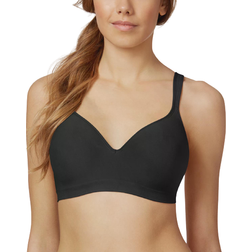 Bali Comfort Revolution Shaping Wireless Smoothing Bra - Black