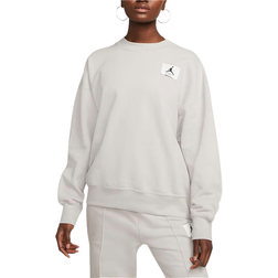 Nike Jordan Essentials Fleece Crew Sweatshirt Women's - Light Iron Ore