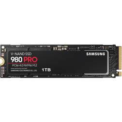 Samsung 980 PRO SSD 1TB, PCIe 4.0 M.2 2280, Speeds Up-to 7, 000MB/s Best for High End Computing, Gaming, and Heavy Duty Workstations (MZV8P1T0B/AM)