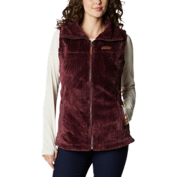 Columbia Women's Fire Side Sherpa Vest - Malbec Stripe