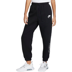 NIKE Air Fleece Trousers - Black/White