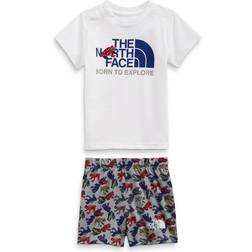 The North Face Infant Cotton Summer Set - Meld Grey Toad Camo Print (NF0A55MJ-60J)