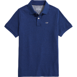 Vineyard Vines Boy's Edgartown Pique Polo - Deep Bay (3G010175)