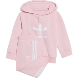 Adidas Toddler Adicolor Hoodie Set - True Pink/White (HE4673)