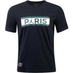 NIKE Paris Saint-Germain T-shirt - Black/Noble Green