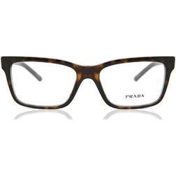 Prada PR 17VV 2AU1O1 52 Sköldpaddemönstradeshell Glasögon Kvinna