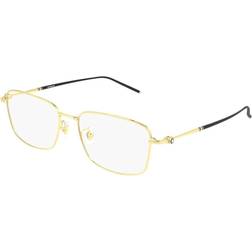 Montblanc Cadres optiques Mb0140ok col. 004 Hommes CarrÃ Or