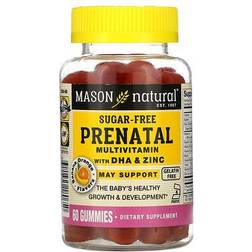 Mason Natural Prenatal Multivitamin with DHA & Zinc Banana Orange 60 Gummies