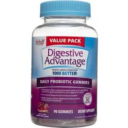 Digestive Advantage Daily Probiotic Gummies Value Pack Superfruit Blend 90 Gummies 90 pcs