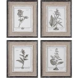 Uttermost Casual Grey Study Framed Art 15x18"