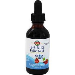 Kal B-6 B-12 Folic Acid Dropins Mixed Berry 2 Oz