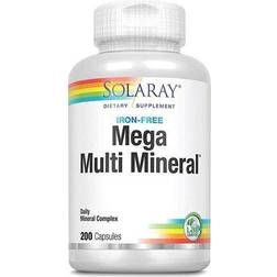 Solaray Mega Multi Mineral 200 Caps