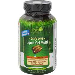 Irwin Naturals Only One Liquid-Gel Multi With Iron 60 Liquid Softgels