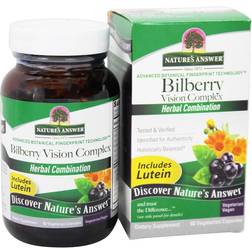 Nature's Answer Bilberry Vision Complex 60 Vegetarian Capsules