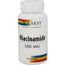 Solaray Niacinamide 500 mg 100 VegCaps 100 Stk.