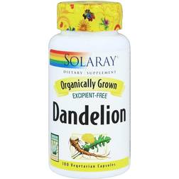 Solaray Organically Grown Dandelion 100 Vegetarian Capsules 100 pcs