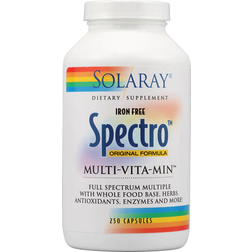 Solaray Spectro Multi-Vita-Min Iron Free 250 Capsules