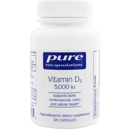 Pure Encapsulations Vitamin D3 1000 IU 120 Capsules