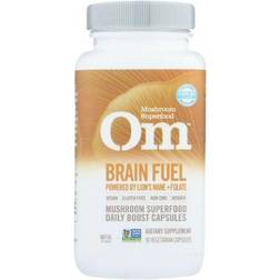 Om Mushrooms OM Brain Fuel Powered by Lion's Mane plus Folate 667 mg 90 Vegetarian Capsules 90 pcs