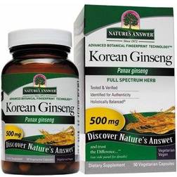 Nature's Answer Korean Ginseng 500 mg Set of 50