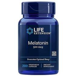 Life Extension Melatonin 500 mcg 200 Vegetarian Capsules