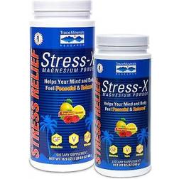 Trace Minerals Research Stress-X Magnesium Powder Raspberry Lemon 8.5 oz