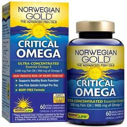 Renew Life Norwegian Gold Omega-3 Fish Oil 820MG EPA/DHA (60 Softgels)