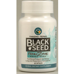 Amazing Herbs Black Seed Fenuzyme Bronc Care 60 Capsules