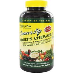 NaturesPlus Source Of Life Adult's Chewable Apple Cinnamon 90 Wafers