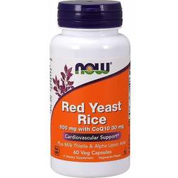 Now Foods Foods Red Yeast Rice with CoQ10 60 Veg Capsules 60 pcs