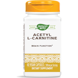 Natures Way Acetyl L-Carnitine Vegetarian Capsules, 60 Ct