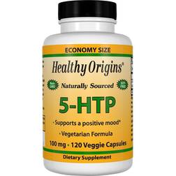 Healthy Origins Naturally Sourced 5-HTP Positive Mood Support 100 mg. 120 Capsules