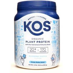 Kos Vegan Protein Powder, Blueberry Muffin, 15 Servings