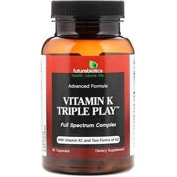 Futurebiotics Futurebiotics Vitamin K Triple Play 60 Capsules 60 pcs