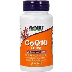 Now Foods CoQ10 60mg Omega-3 Fish Oil